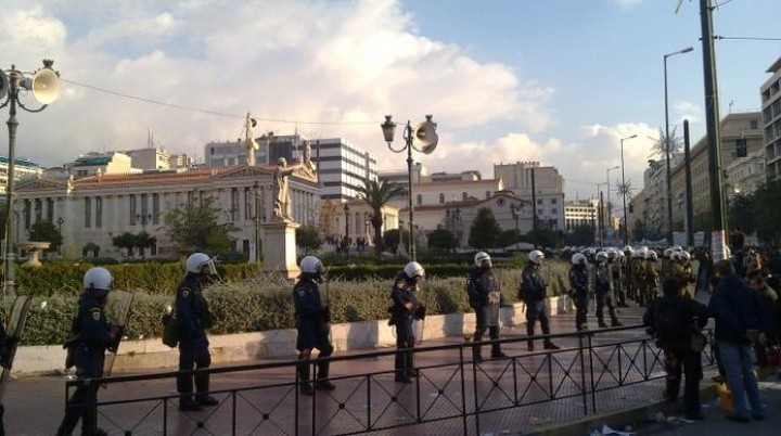Πανεκπαιδευτικό συλλαλητήριο, στα Προπύλαια