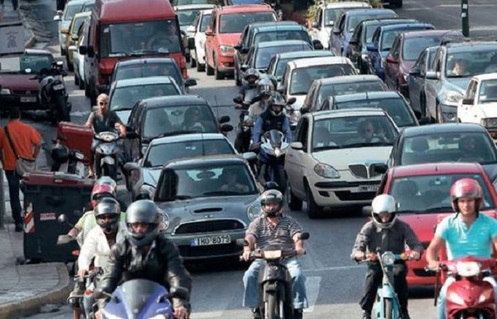 Κυκλοφοριακό έμφραγμα στην Αθήνα