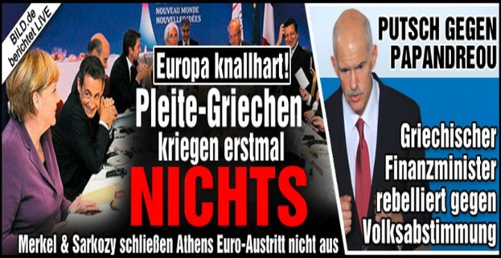 "Πάρτε πίσω το ευρώ από τους Έλληνες" ζητά η Bild