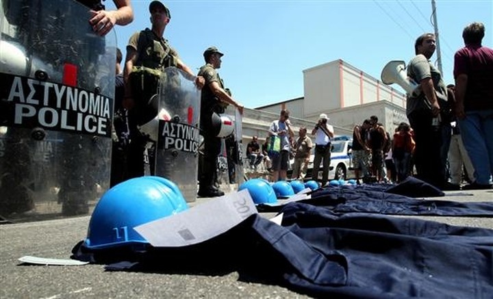 Ένταση το πρωί στη Χαλυβουργία