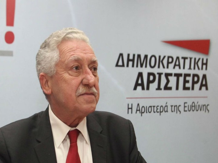 Φ. Κουβέλης: Ναι στην δημιουργία τρίτου πόλου στην Αριστερά – Όχι σε συνεργασία με το ΠΑΣΟΚ