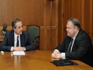 Συνάντηση Σαμαρά -Βενιζέλου για το χρηματοδοτικό κενό του 2014