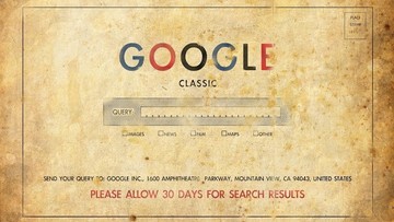 Γυρίστε 30 χρόνια πίσω στον χρόνο μέσω...google