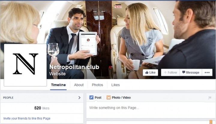 Netropolitan: "Facebook" για πλούσιους με εγγραφή 9.000 δολ. και συνδρομή 3.000 δολ. 