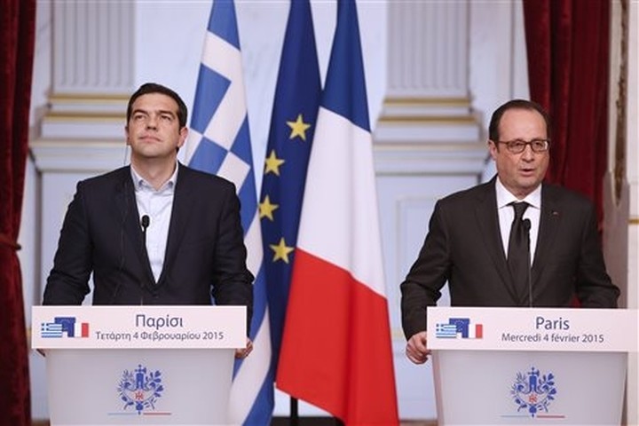 Φ. Ολάντ: Η Γαλλία στηρίζει την Ελλάδα