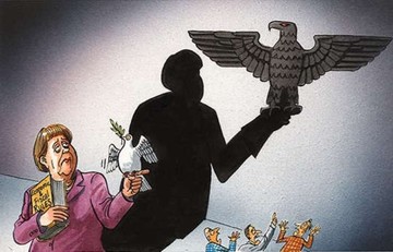 Γελοιογραφία του Economist συνδέει την Μέρκελ με τους Ναζί 