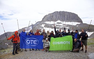 Στην κορυφή του Ολύμπου οι εναερίτες OTE - COSMOTE (βίντεο)