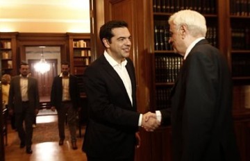 Έλαβε την εντολή σχηματισμού κυβέρνησης ο Τσίπρας