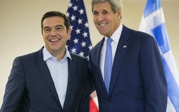 Χρέος, κυπριακό και αγωγοί στη συνάντηση Τσίπρα - Κέρι