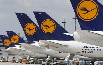 Ακυρώθηκαν 929 πτήσεις της Lufthansa σήμερα 