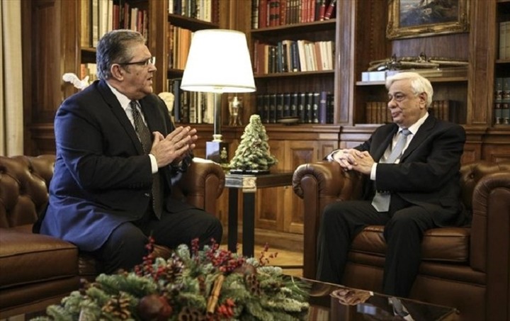 «Την αγωνία του ελληνικού λαού» μετέφερε ο Κουτσούμπας στον ΠτΔ