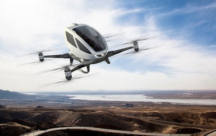 Ιδού το πρώτο drone που θα παίρνει επιβάτη (Εικόνες & βίντεο)