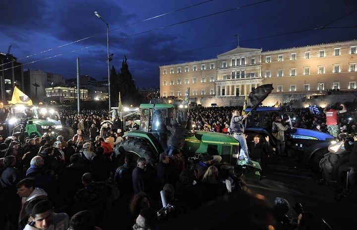 Στην πλατεία Συντάγματος 10.000 αγρότες