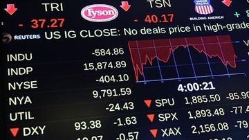 "Κατακόκκινη" η Wall Street με πίεση από Fed και πετρέλαιο