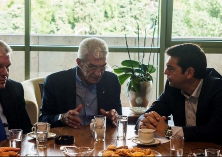 Τσίπρας-Μπουτάρης-Τζιτζικώστας γευμάτισαν μαζί στα πλαίδια της ΔΕΘ