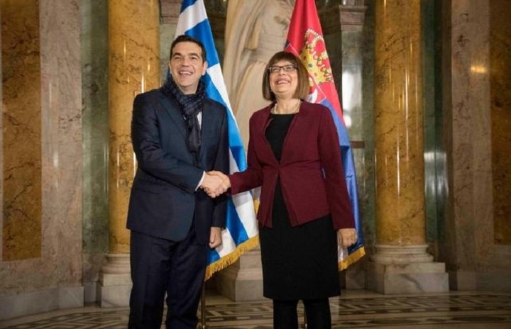Για την ενίσχυση των σχέσεων Ελλάδας και Σερβίας συζήτησαν Τσίπρας -Γκοΐκοβιτς