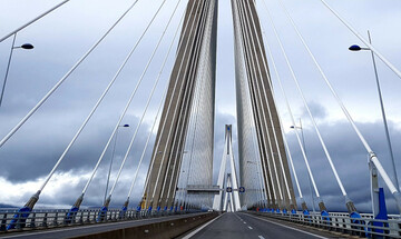 Αυξάνονται κατά 2% τα διόδια στη γέφυρα Ρίου - Αντιρρίου