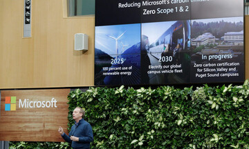 Η Microsoft βάζει «πράσινο» στόχο