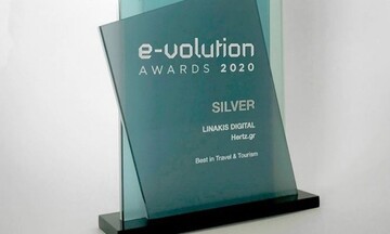 Autohellas Hertz: διάκριση του hertz.gr στα e-Evolution Awards