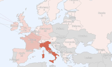 Πώς εξαπλώθηκε ο κορονοϊός στην Ευρώπη
