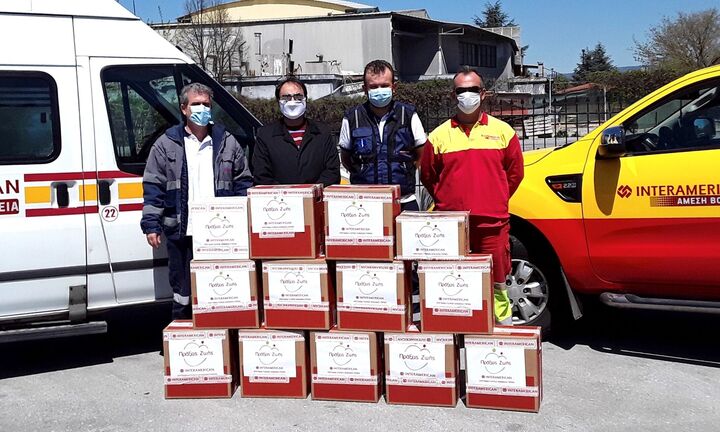 Οι «Μοδίστρες Έκτακτης Ανάγκης» ράβουν και η INTERAMERICAN περισυλλέγει και παραδίδει μάσκες