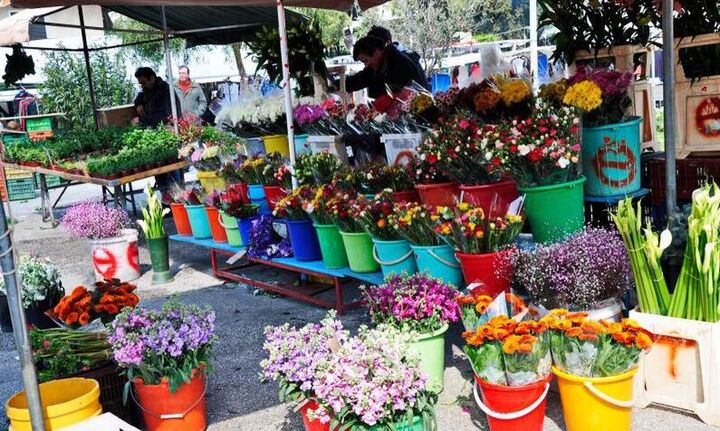 Κανονικά από σήμερα λουλούδια και φυτά στις λαϊκές αγορές