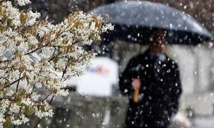 Ανοιξιάτικος χιονιάς με βροχές και ισχυρούς βοριάδες την Τετάρτη