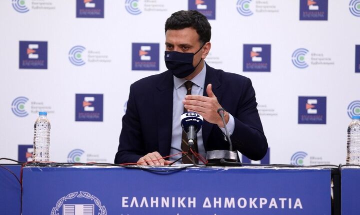 Κικίλιας: Πριν το τέλος Μαΐου θα ανοίξει η πλατφόρμα για όλα τα εμβόλια