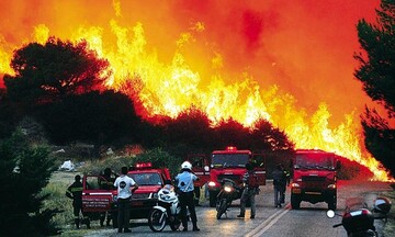 Σε πύρινο κλοιό η χώρα - Ανεξέλεγκτη η φωτιά στην Εύβοια - Μήνυμα για εκκένωση  στην Αρχαία Ολυμπία