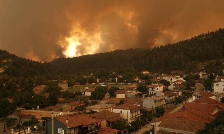 Βόρεια Εύβοια: Αναζωπυρώσεις και μέτωπα από χωριό σε χωριό