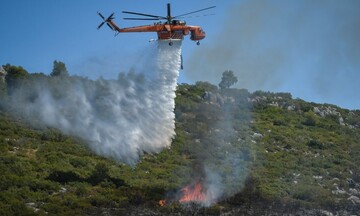 Έκτακτο - Πυρκαγιά στα Βίλια: Μήνυμα από το 112 για νέες εκκενώσεις  χωριών 