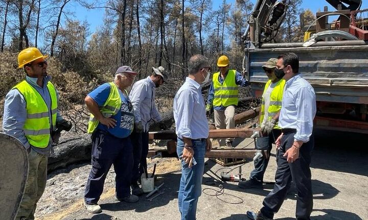 Κ.Σκρέκας: Προχωρεί η αποκατάσταση των πληγεισών περιοχών και των οικοσυστημάτων στη Βορ.Εύβοια