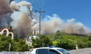 Νέα μεγάλη πυρκαγιά ξέσπασε στα Βίλια