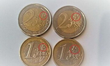 Προσοχή: Γέμισε η αγορά με κάλπικα νομίσματα των 2 ευρώ - Πως θα τα ξεχωρίσετε