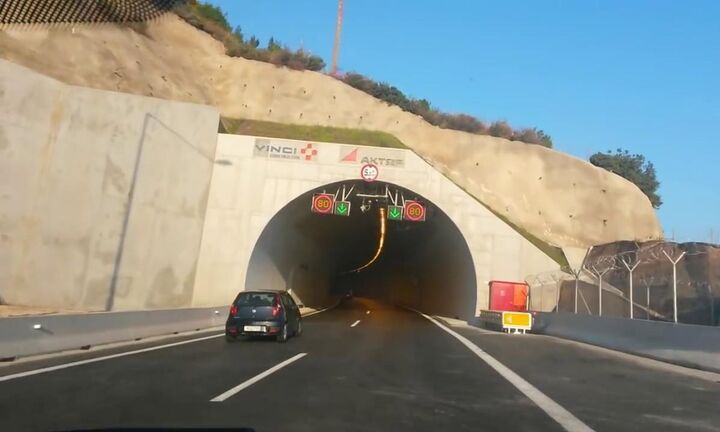 Κυκλοφοριακές ρυθμίσεις στις σήραγγες της Παναγοπούλας του αυτοκινητόδρομου Κορίνθου–Πατρών