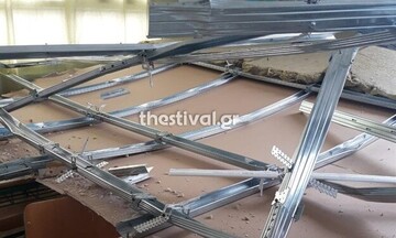 Εισαγγελική παρέμβαση για την κατάρρευση οροφής σχολικής αίθουσας στην Πυλαία