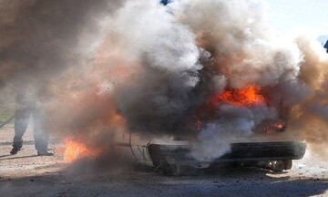 Φωτιά σε βανάκι με εννέα επιβάτες επισκέπτες του Αγίου Ορους