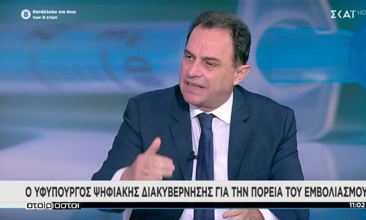 Γεωργαντάς: Το 75% του ενήλικου πληθυσμού είναι εμβολιασμένο-Δεν χρειάζεται lockdown