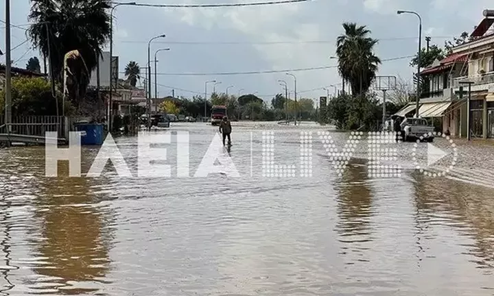 Ηλεία: Τραγικός θάνατος 65χρονου οδηγού που παρασύρθηκε από τα ορμητικά νερά χειμάρρου