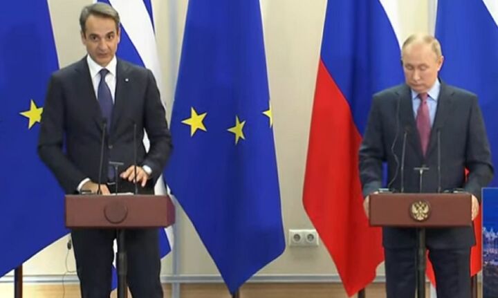 Συνάντηση Μητσοτάκη - Πούτιν: Ισχυροποιούνται οι σχέσεις Ελλάδας - Ρωσίας (vid)