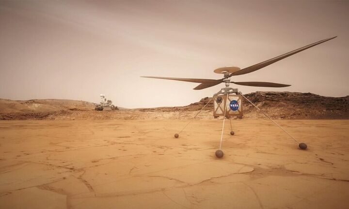 Ingenuity: Το «δαιμόνιο» ελικοπτεράκι της NASA πέταξε ξανά στον πλανήτη Άρη