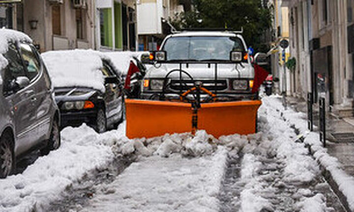 Δήμος Αθηναίων: Χωρίς χιόνια το κεντρικό και περιφερειακό οδικό δίκτυο 
