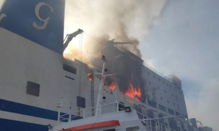 Euroferry Olympia: Εντοπίστηκαν τα δύο άτομα που είχαν εγκλωβιστεί