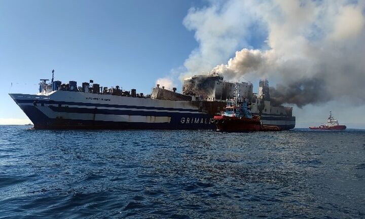 Νέα επιχείρηση εντοπισμού αγνοουμένων από την ΕΜΑΚ στο «Euroferry Olympia»