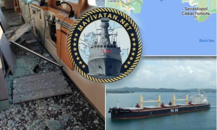 Τουρκικό πλοίο χτυπήθηκε από βόμβα στη Μαύρη Θάλασσα - Μετέφερε εμπορεύματα ή... όπλα;