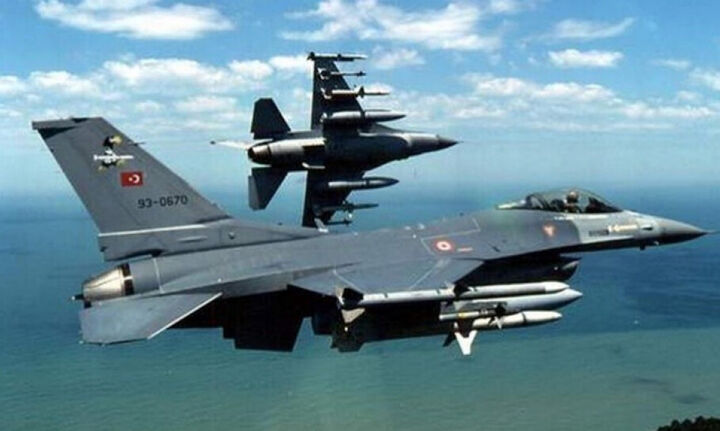 Νέες τουρκικές προκλήσεις - Υπερπτήσεις F-16 πάνω από Λειψούς και Φαρμακονήσι