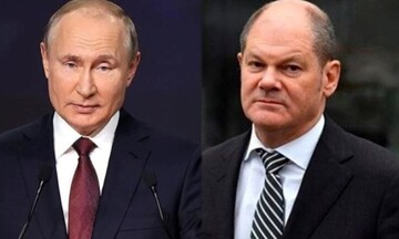  Κρεμλίνο: Επικοινωνία Πούτιν - Σολτς για «διπλωματικές προσπάθειες» για τον πόλεμο στην Ουκρανία