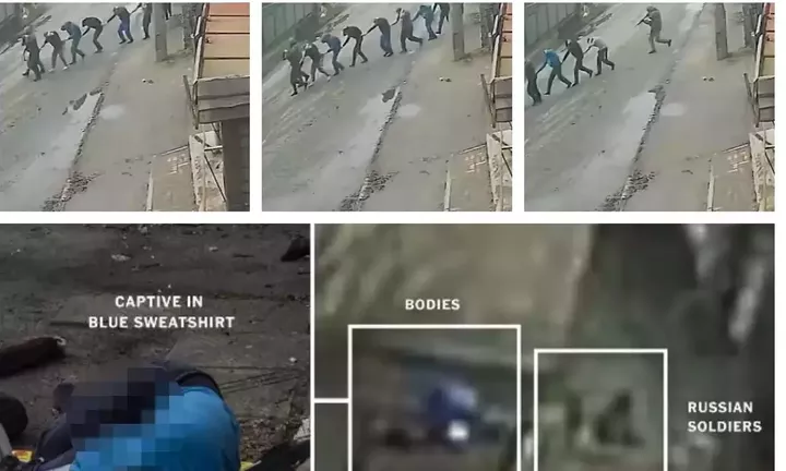 Πόλεμος στην Ουκρανία - Βίντεο σοκ: Ρώσοι στρατιώτες οδηγούν Ουκρανούς για εκτέλεση 