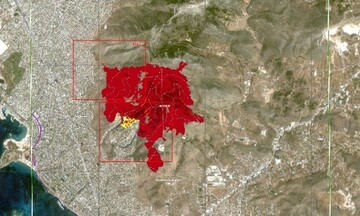 Στα 4.322 στρέμματα ανέρχεται η καμμένη γη σε Γλυφάδα- Βούλα- Βάρη