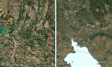 Ενεργοποιήθηκε η υπηρεσία Copernicus για τις πυρκαγιές σε Αχαΐα και Φωκίδα